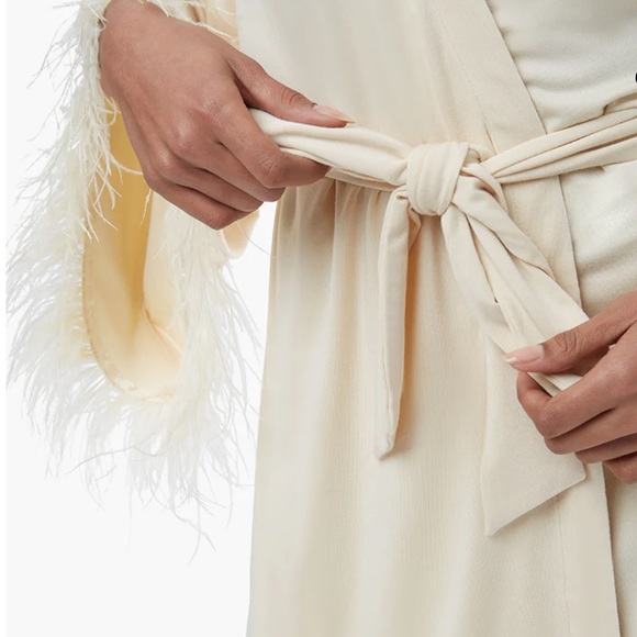 WeWoreWhat feather robe • NWT - Picture 4 of 5